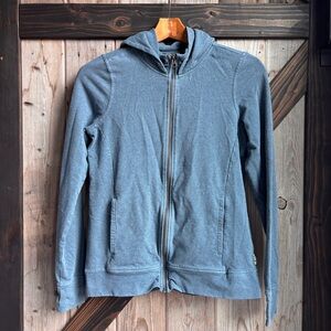 Pact full zip organic cotton hoodie size small